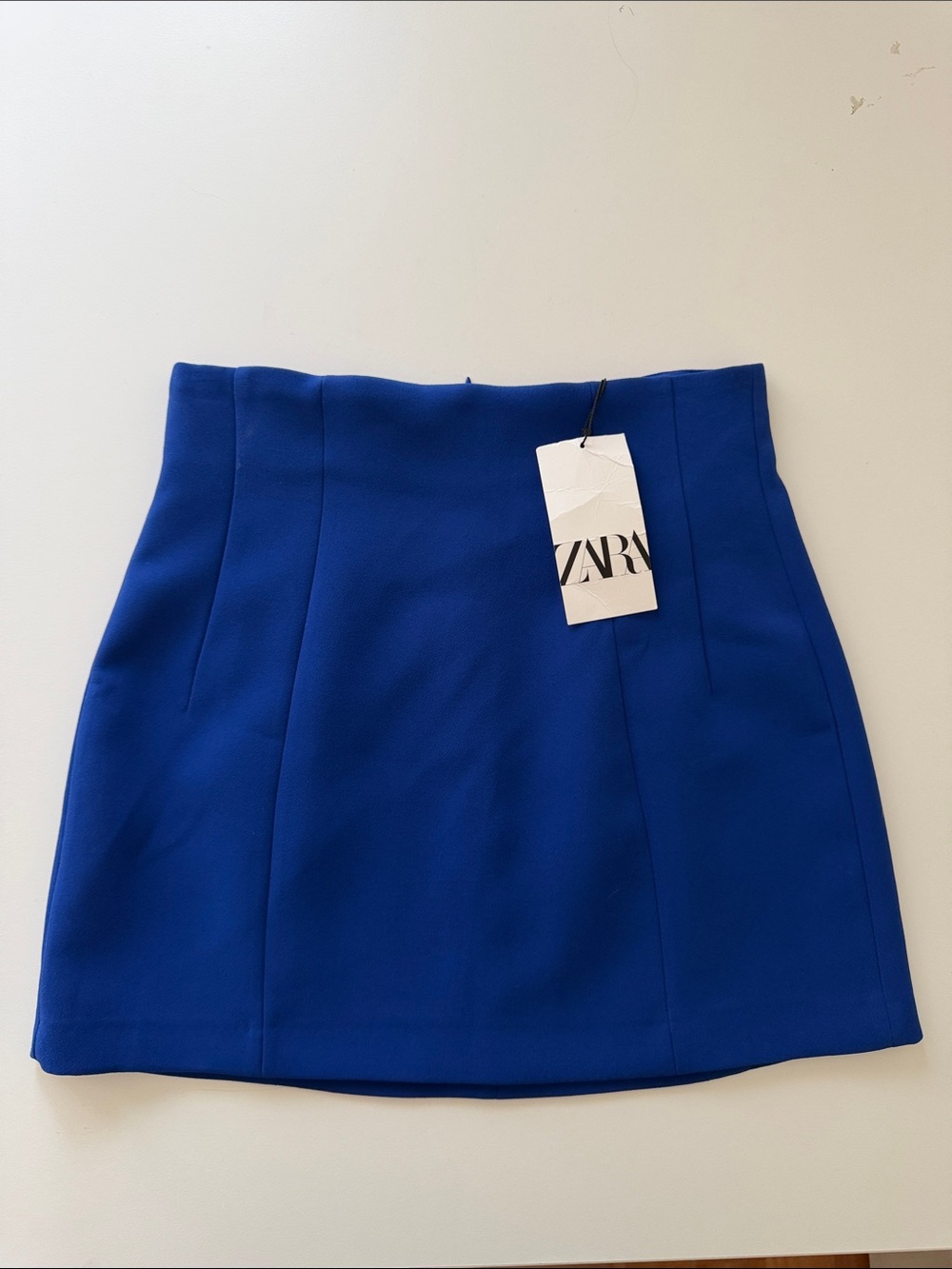 Zara Cobalt Blue Mini Skirt